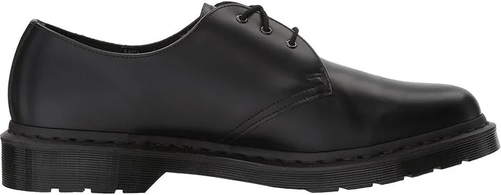 Dr. Martens 1461 3-Tie Shoe Lace up casual Shoes Black Smooth : UK 3 (US Men's 4 - Women's 5) Medium, Full Grain leather/Leather - Image 8