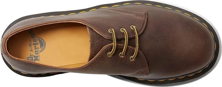 Dr. Martens 1461 Bex Shoes Dark Brown Crazy Horse : UK 3 (US Men's 4 - Women's 5) Medium, Leather - Image 2