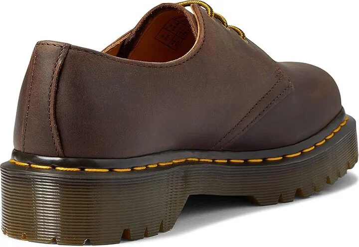 Dr. Martens 1461 Bex Shoes Dark Brown Crazy Horse : UK 3 (US Men's 4 - Women's 5) Medium, Leather - Image 4