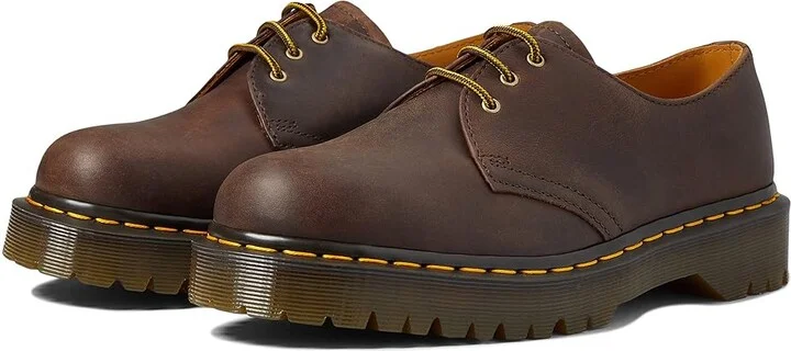 Dr. Martens 1461 Bex Shoes Dark Brown Crazy Horse : UK 3 (US Men's 4 - Women's 5) Medium, Leather