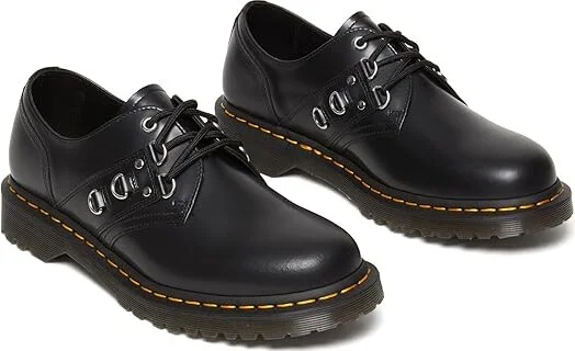 Dr. Martens 1461 Hardware Shoes Black : UK 3 (US Men's 4 - Women's 5) Medium, Leather/Rubber