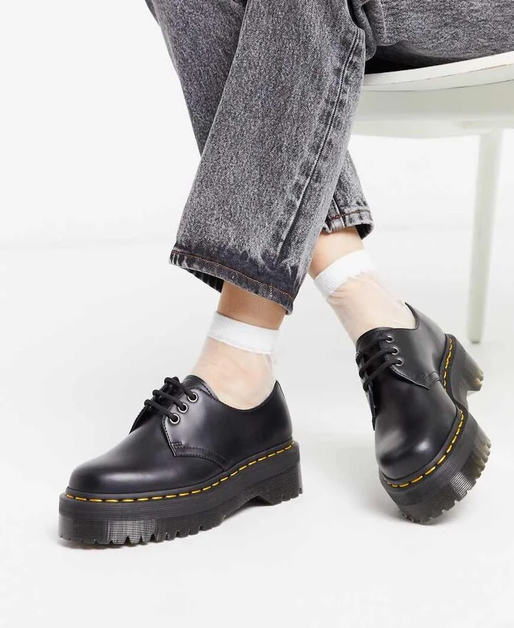 Dr Martens 1461 Quad chunky lace up shoes