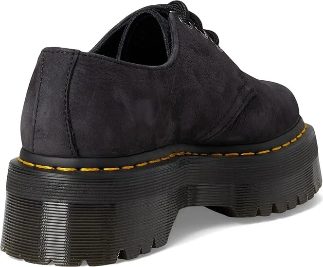 Dr. Martens 1461 Quad II Shoes Charcoal Grey : UK 3 (US Men's 4 - Women's 5) Medium, Leather - Image 4