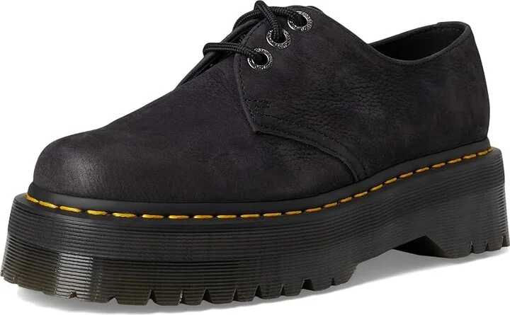 Dr. Martens 1461 Quad II Shoes Charcoal Grey : UK 3 (US Men's 4 - Women's 5) Medium, Leather - Image 5