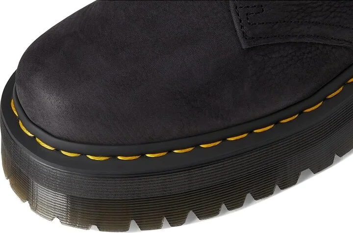 Dr. Martens 1461 Quad II Shoes Charcoal Grey : UK 3 (US Men's 4 - Women's 5) Medium, Leather - Image 7