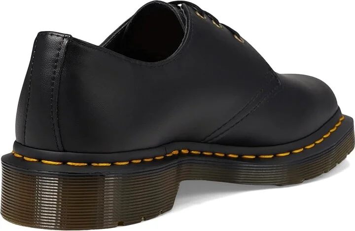 Dr. Martens 1461 Vegan 3-Eye Gibson Lace up casual Shoes Black : UK 3 (US Men's 4 - Women's 5) Medium, Synthetic - Image 5