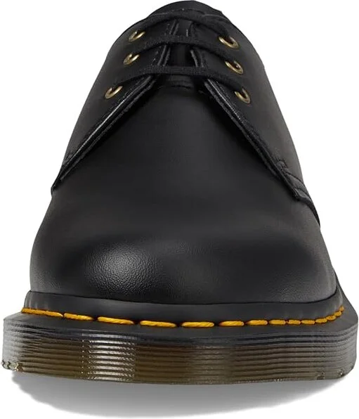 Dr. Martens 1461 Vegan 3-Eye Gibson Lace up casual Shoes Black : UK 3 (US Men's 4 - Women's 5) Medium, Synthetic - Image 6