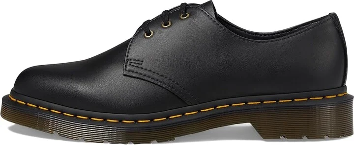 Dr. Martens 1461 Vegan 3-Eye Gibson Lace up casual Shoes Black : UK 3 (US Men's 4 - Women's 5) Medium, Synthetic - Image 7
