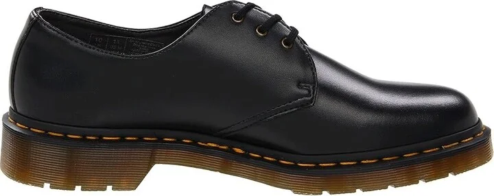Dr. Martens 1461 Vegan 3-Eye Gibson Lace up casual Shoes Black : UK 3 (US Men's 4 - Women's 5) Medium, Synthetic - Image 8