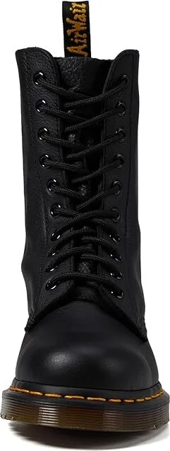 Dr. Martens 1490 10-Eye Boot Women's Lace-up Boots Black Virginia : UK 4 (US Women's 6) M, Leather - Image 3