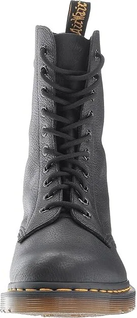 Dr. Martens 1490 10-Eye Boot Women's Lace-up Boots Black Virginia : UK 4 (US Women's 6) M, Leather - Image 6