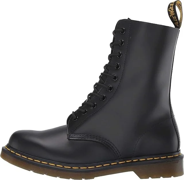Dr. Martens 1490 Lace-up Boots Black Smooth : UK 8 (US Men's 9 - US Women's 10) Medium, Leather - Image 7