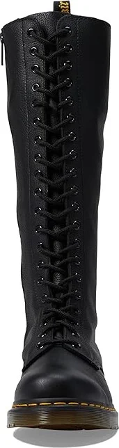 Dr. Martens 1B60 20-Eye Zip Boot Women's Boots Black Virginia : UK 3 (US Women's 5) M, Nappa - Image 3