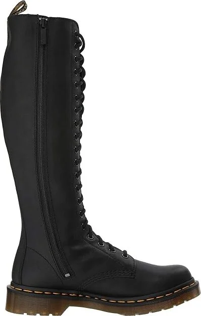 Dr. Martens 1B60 20-Eye Zip Boot Women's Boots Black Virginia : UK 3 (US Women's 5) M, Nappa - Image 8
