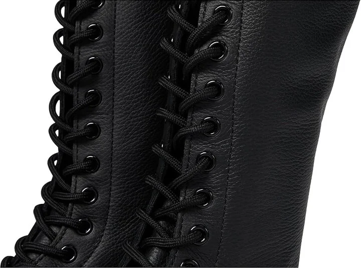 Dr. Martens 1B99 14-Eye Zip Boot Women's Zip Boots Black Virginia : UK 3 (US Women's 5) M, Leather/Nappa - Image 6
