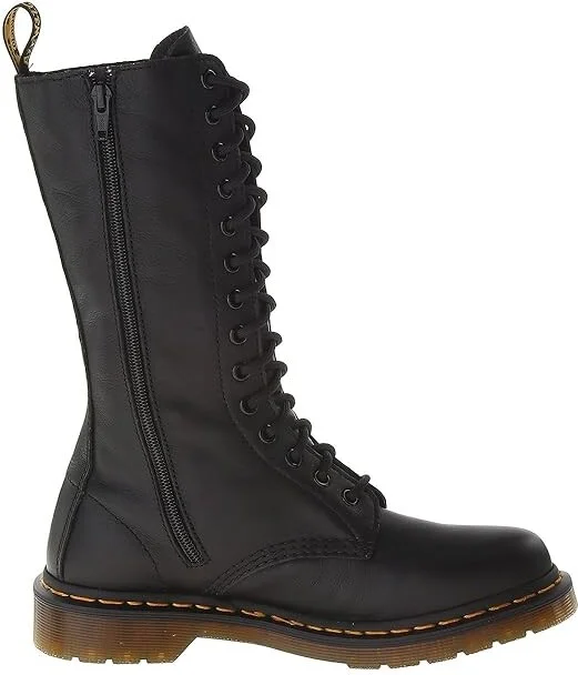 Dr. Martens 1B99 14-Eye Zip Boot Women's Zip Boots Black Virginia : UK 3 (US Women's 5) M, Leather/Nappa - Image 8