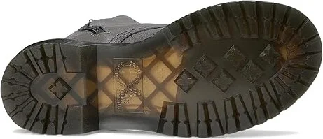 Dr. Martens 1B99 Virginia Leather Mid Calf Boots Women's Boots Gunmetal : UK 4 (US Women's 6) M, Leather/Rubber - Image 3