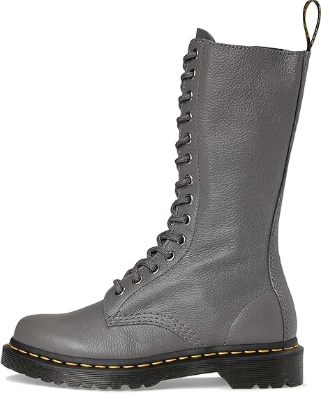 Dr. Martens 1B99 Virginia Leather Mid Calf Boots Women's Boots Gunmetal : UK 4 (US Women's 6) M, Leather/Rubber - Image 6