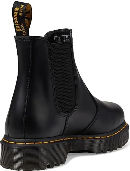 Dr. Martens 2976 Bex Smooth Leather Chelsea Boots Shoes Black Smooth : UK 3 (US Men's 4 - Women's 5) Medium - Image 4