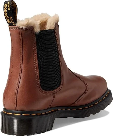Dr. Martens 2976 Leonore Women's Shoes Saddle Tan Farrier : UK 3 (US Women's 5) M, Leather/Textile - Image 4