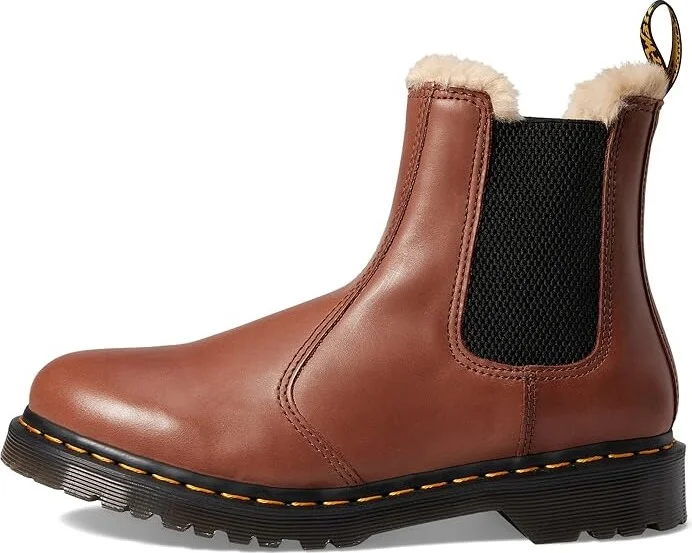 Dr. Martens 2976 Leonore Women's Shoes Saddle Tan Farrier : UK 3 (US Women's 5) M, Leather/Textile - Image 5