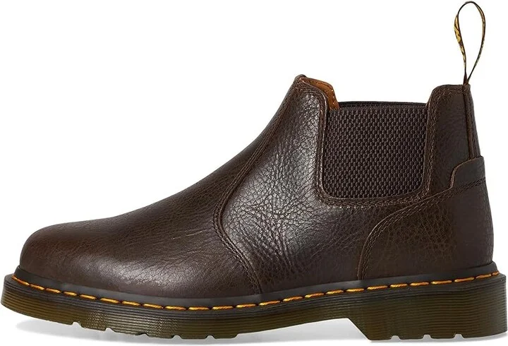 Dr. Martens 2976 Lo Chelsea Boots Kelp Brown : UK 13 (US Men's 14) Medium, Leather - Image 6