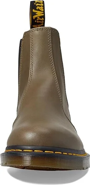 Dr. Martens 2976 Men's Shoes Olive : UK 8 (US Men's 9 - US Women's 10) M, Leather - Image 2