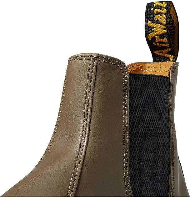 Dr. Martens 2976 Men's Shoes Olive : UK 8 (US Men's 9 - US Women's 10) M, Leather - Image 5