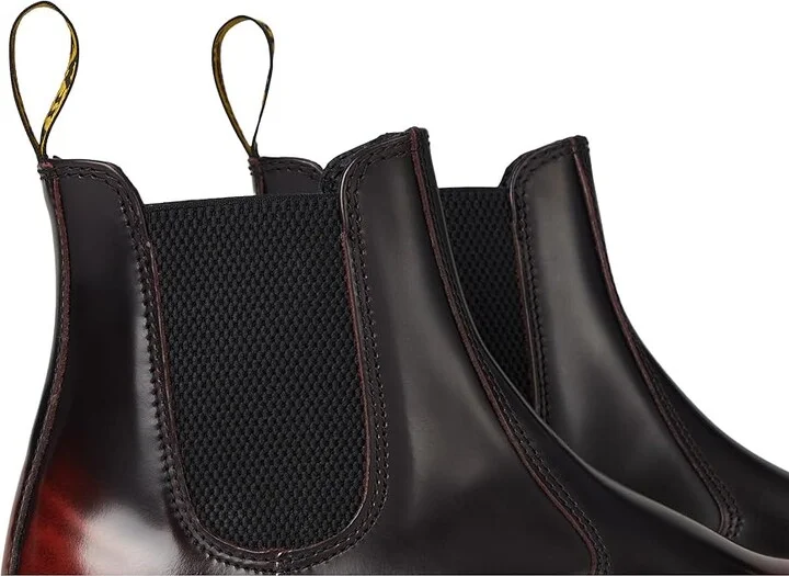 Dr. Martens 2976 Quad Chelsea Boots Cherry Red : UK 5 (US Men's 6 - Women's 7) Medium, Leather - Image 7