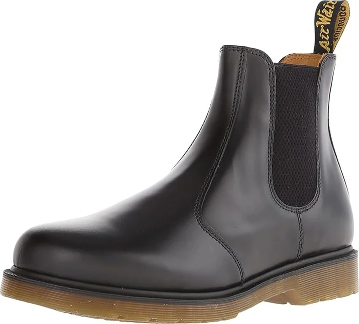 Dr. Martens 2976 Smooth Leather Chelsea Boots Boots Black Smooth : UK 6 (US Men's 7 - US Women's 8) Medium - Image 2