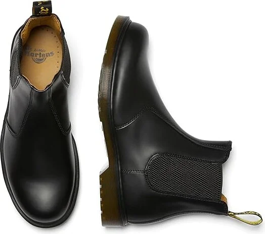 Dr. Martens 2976 Smooth Leather Chelsea Boots Boots Black Smooth : UK 6 (US Men's 7 - US Women's 8) Medium - Image 3