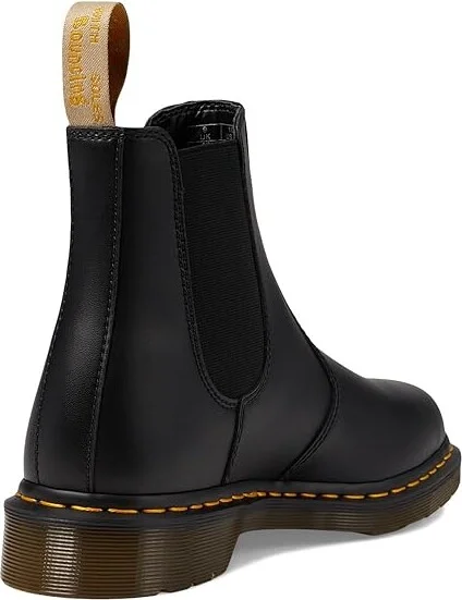 Dr. Martens 2976 Vegan Chelsea Boot Lace-up Boots Black Felix Rub : UK 3 (US Men's 4 - Women's 5) Medium, Synthetic - Image 5