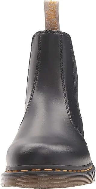 Dr. Martens 2976 Vegan Chelsea Boot Lace-up Boots Black Felix Rub : UK 3 (US Men's 4 - Women's 5) Medium, Synthetic - Image 6
