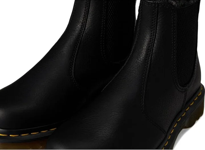 Dr. Martens 2976 Warmwair Grizzly Leather Chelsea Boots Boots Black : UK 7 (US Men's 8 - US Women's 9) Medium - Image 7