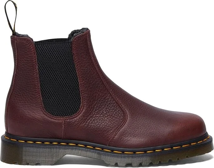 Dr. Martens 2976 Warmwair Grizzly Leather Chelsea Boots Boots Red : UK 6 (US Men's 7 - US Women's 8) Medium - Image 5