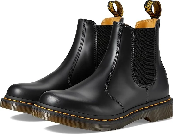 Dr. Martens 2976 Women's Smooth Leather Chelsea Boots Women's Shoes Black Smooth : UK 3 (US Women's 5) M