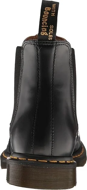 Dr. Martens 2976 Yellow Stitch Smooth Leather Chelsea Boots Shoes Black Smooth : UK 3 (US Men's 4 - Women's 5) Medium - Image 5