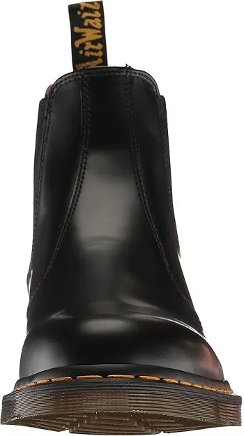 Dr. Martens 2976 Yellow Stitch Smooth Leather Chelsea Boots Shoes Black Smooth : UK 3 (US Men's 4 - Women's 5) Medium - Image 6