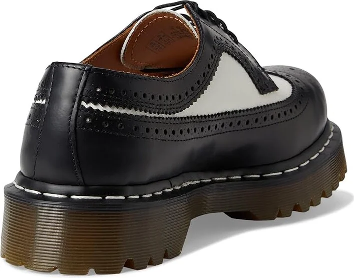 Dr. Martens 3989 Bex Lace up casual Shoes Black/White Smooth : UK 7 (US Men's 8 - US Women's 9) Medium, Leather - Image 5