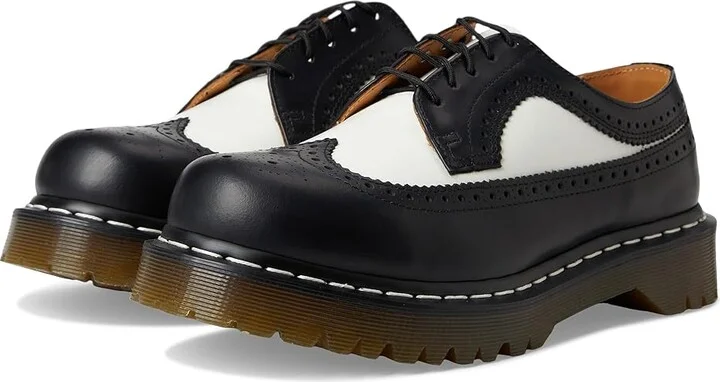 Dr. Martens 3989 Bex Lace up casual Shoes Black/White Smooth : UK 7 (US Men's 8 - US Women's 9) Medium, Leather