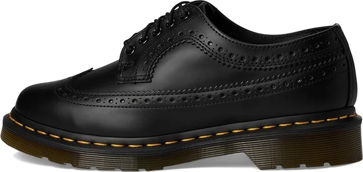 Dr. Martens 3989 YS Lace up casual Shoes Black Smooth : UK 3 (US Men's 4 - Women's 5) Medium, Leather - Image 7
