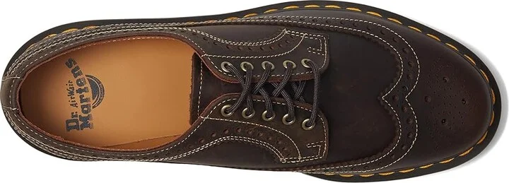 Dr. Martens 3989 YS Lace up casual Shoes Dark Brown : UK 5 (US Men's 6 - Women's 7) Medium, Leather - Image 2