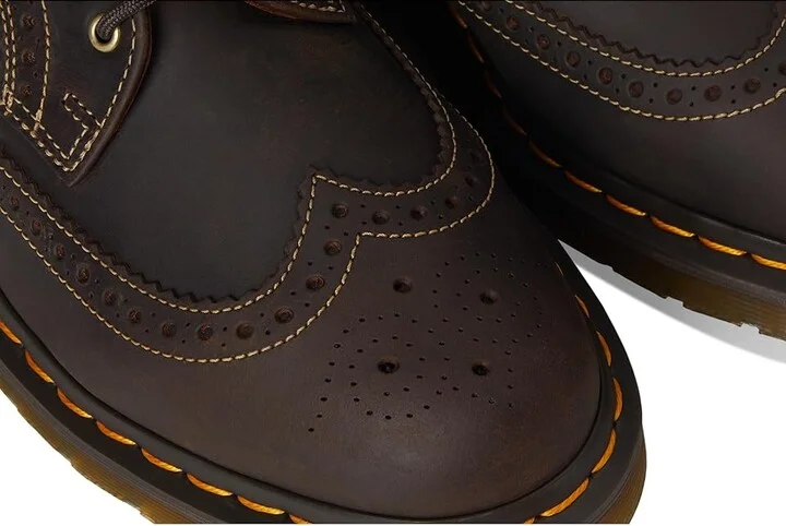 Dr. Martens 3989 YS Lace up casual Shoes Dark Brown : UK 5 (US Men's 6 - Women's 7) Medium, Leather - Image 7