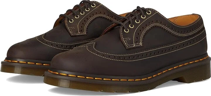 Dr. Martens 3989 YS Lace up casual Shoes Dark Brown : UK 5 (US Men's 6 - Women's 7) Medium, Leather