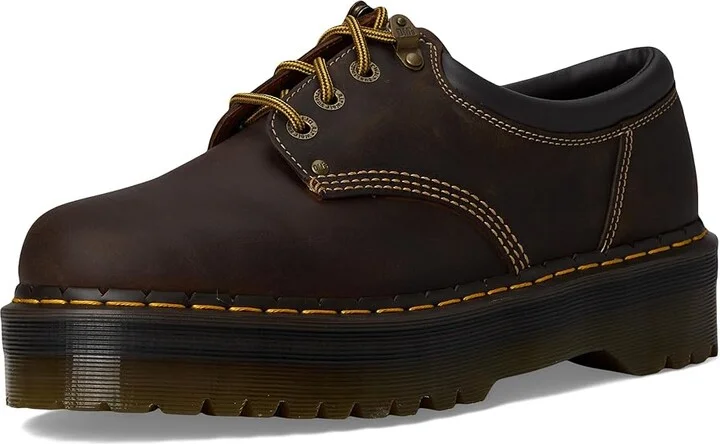 Dr. Martens 8053 4i Quad Arc Shoes Dark Brown : UK 7 (US Men's 8 - US Women's 9) Medium, Leather - Image 5