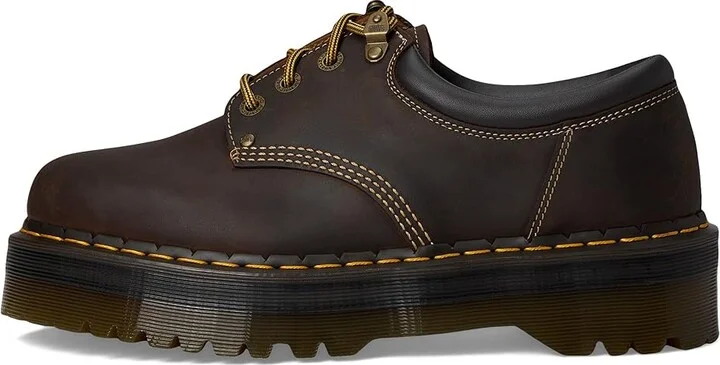 Dr. Martens 8053 4i Quad Arc Shoes Dark Brown : UK 7 (US Men's 8 - US Women's 9) Medium, Leather - Image 6