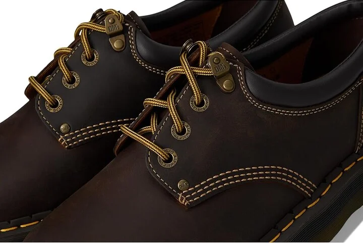 Dr. Martens 8053 4i Quad Arc Shoes Dark Brown : UK 7 (US Men's 8 - US Women's 9) Medium, Leather - Image 7