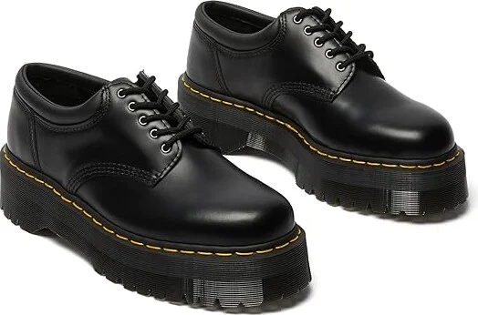Dr. Martens 8053 Platform Shoes Black : UK 3 (US Men's 4 - Women's 5) Medium, Leather