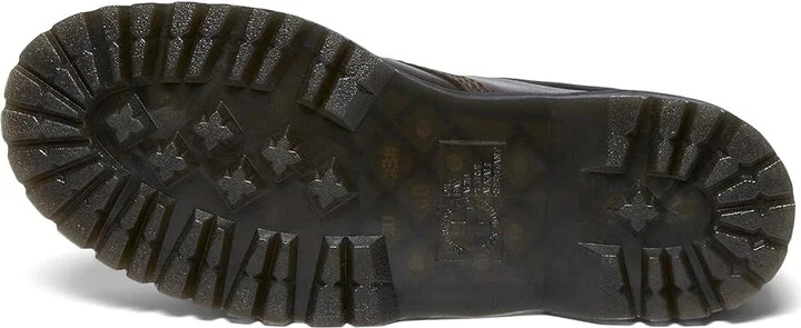 Dr. Martens 8053 Quad Leather Platform Shoes Lace-up Boots Dark Khaki : UK 7 (US Men's 8 - US Women's 9) Medium - Image 3