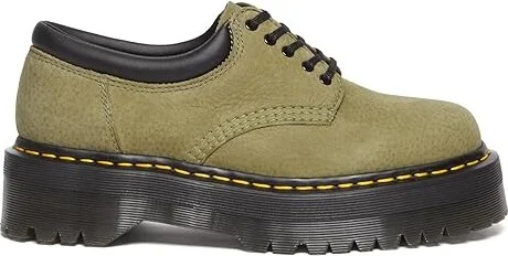 Dr. Martens 8053 Quad Shoes Muted Olive : UK 8 (US Men's 9 - US Women's 10) Medium, Leather - Image 5